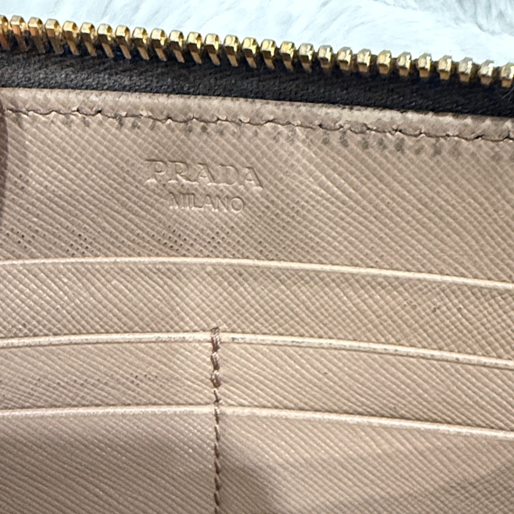 Prada Patent Leather Large Zippy Wallet - Picture 6 of 11